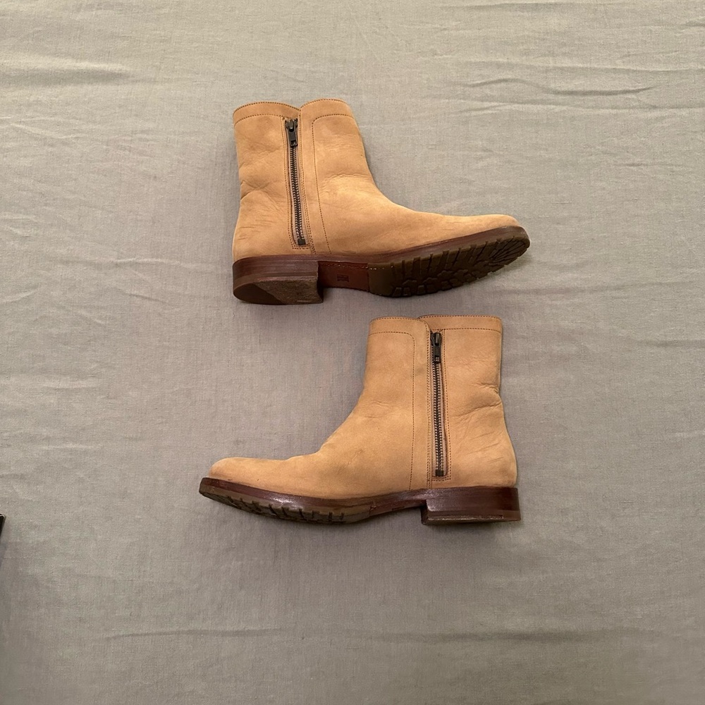 Frye Tan Ankle Boots
